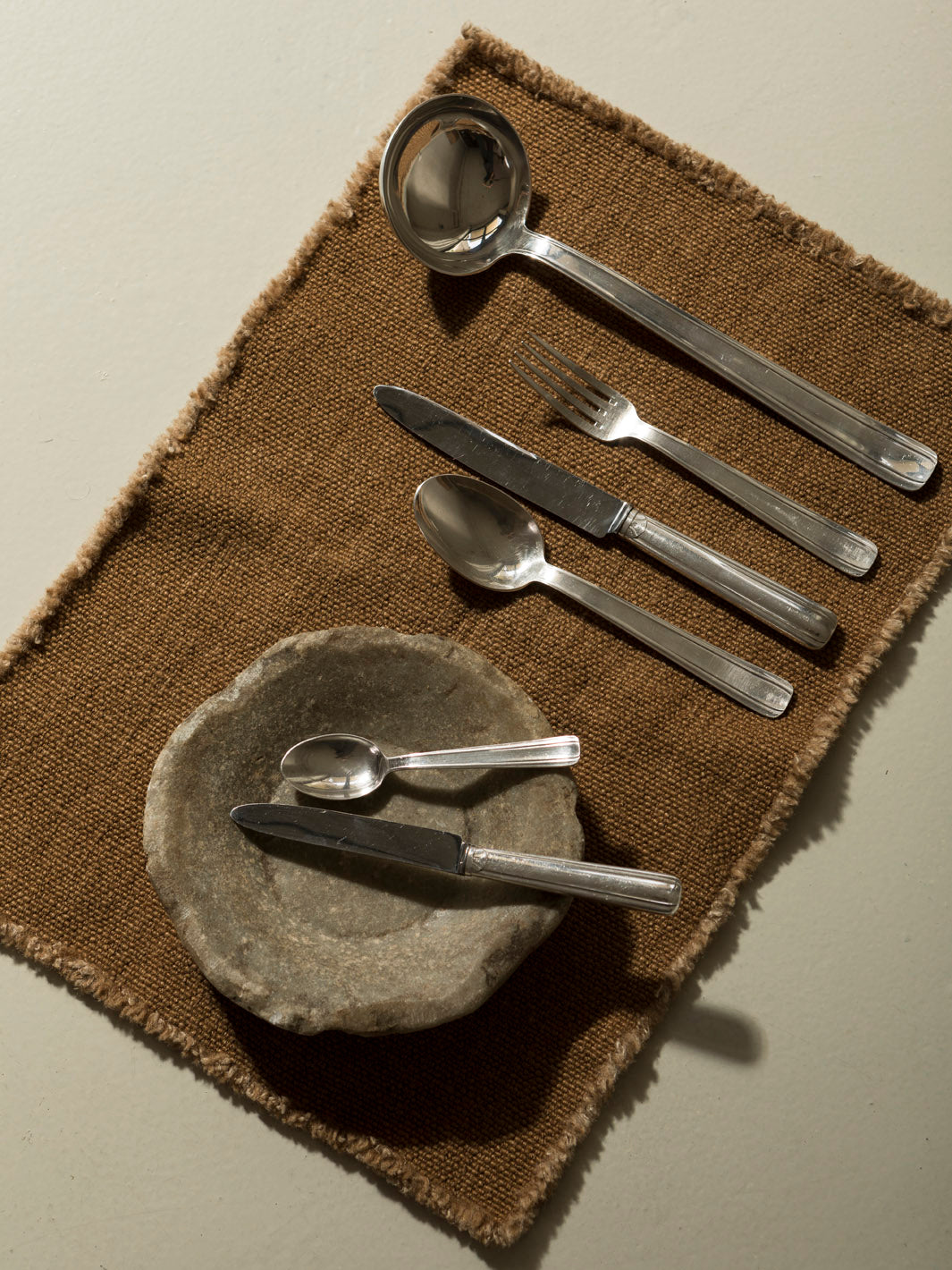 French Art Deco cutlery set for 12 people