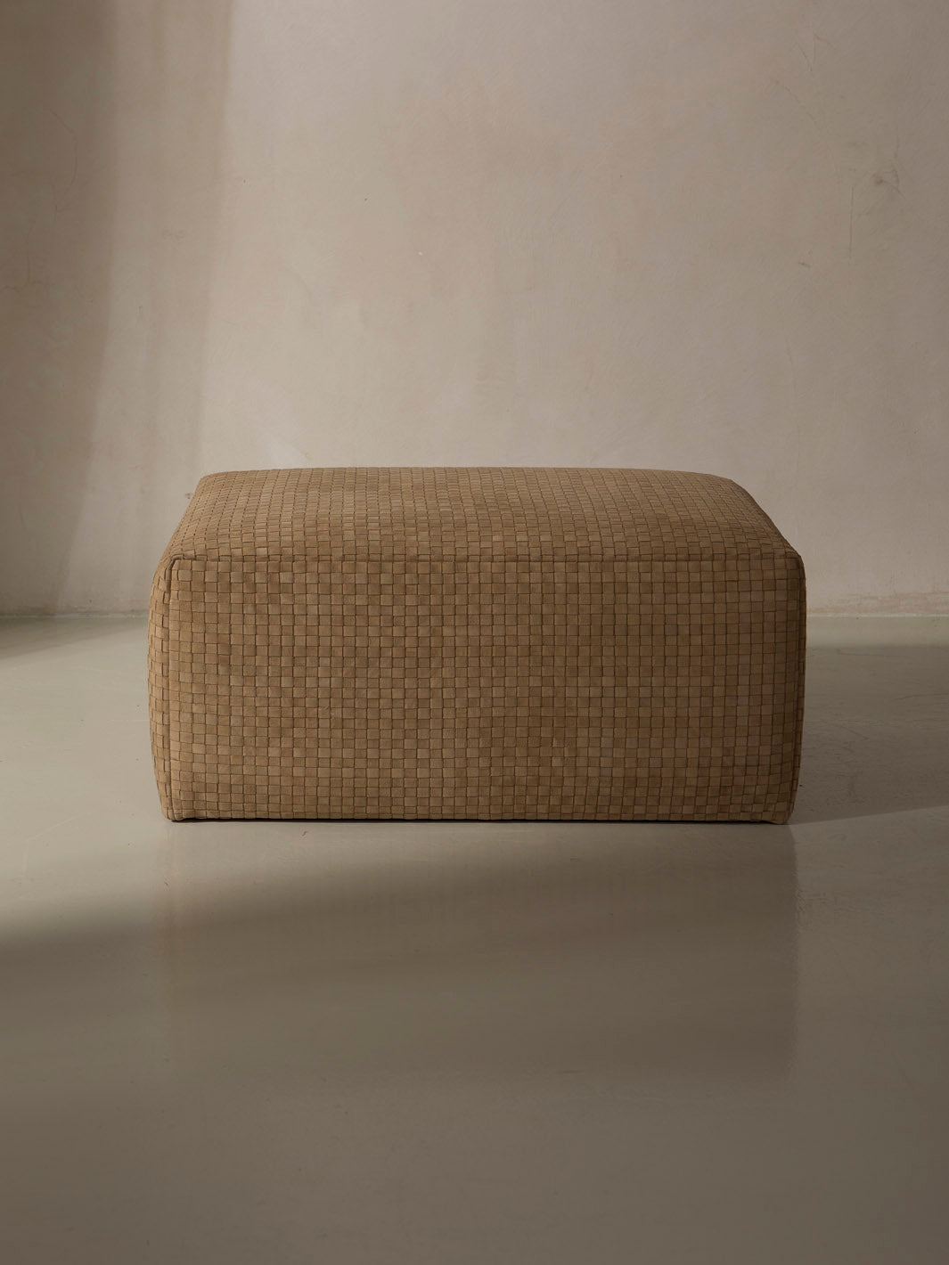 Pouf Cuero trenzado