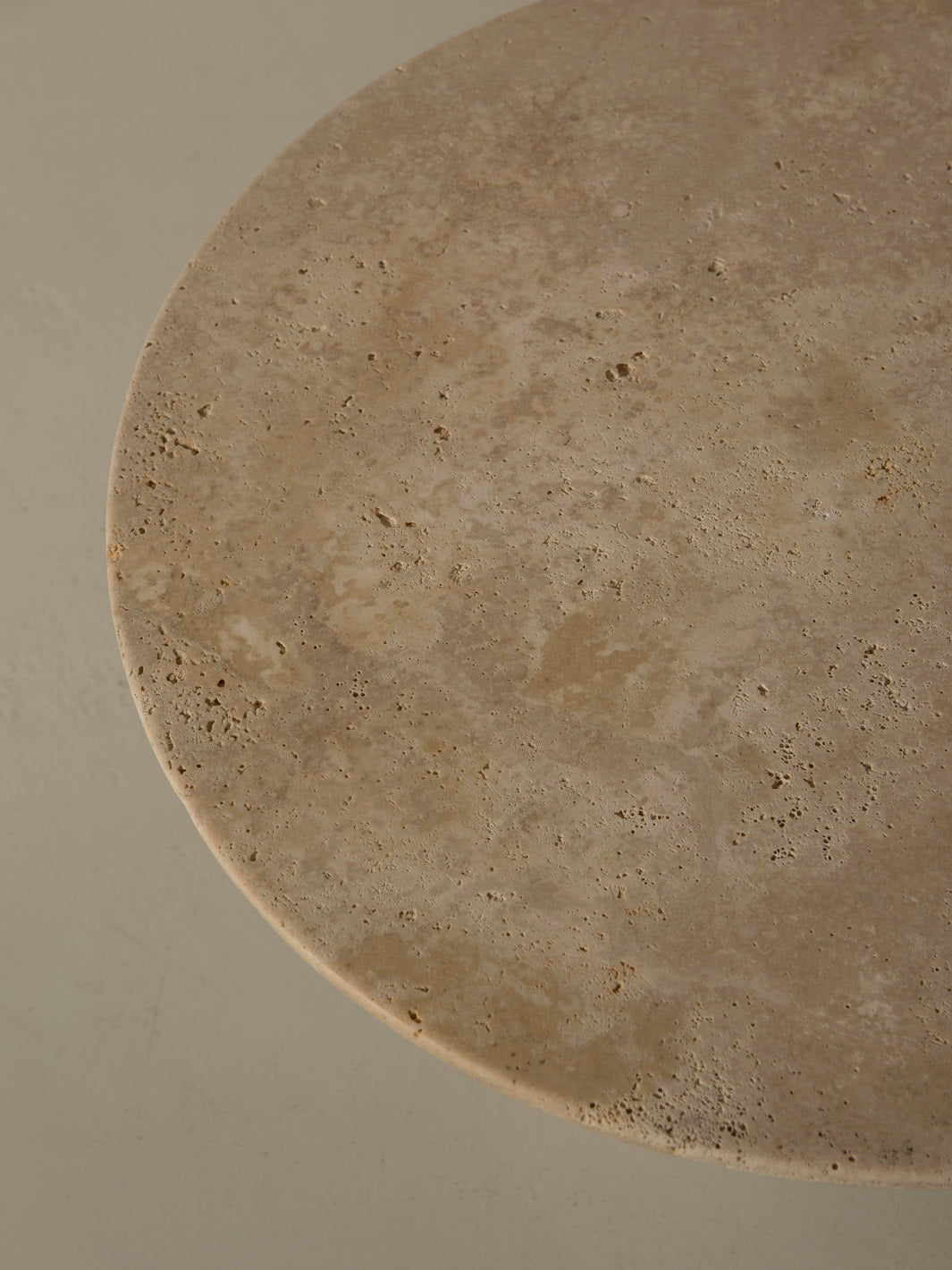 Baby Italia travertine side table