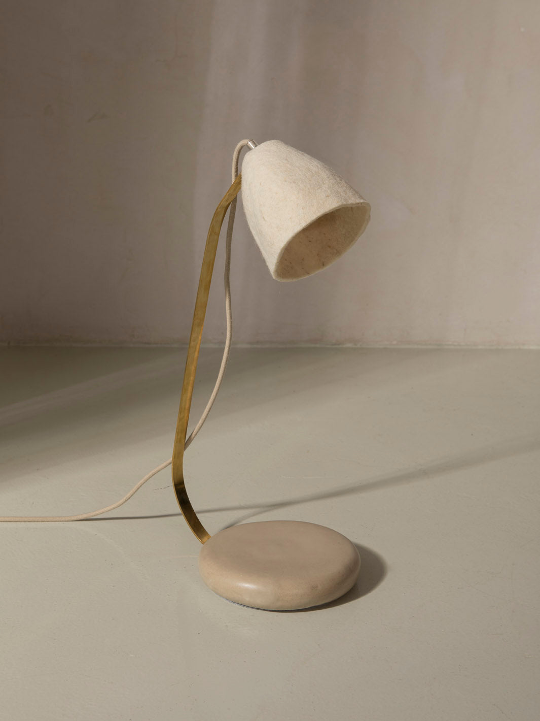Felt table lamp