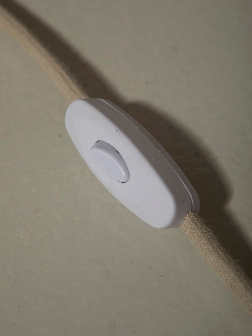 Felt and ceramic table lamp