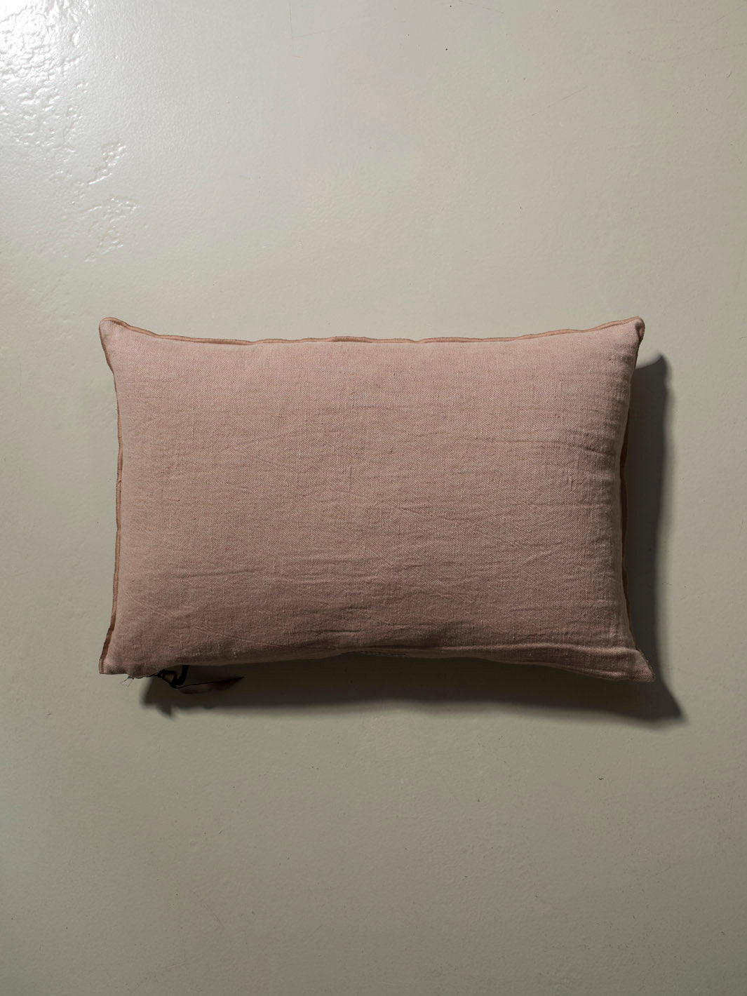 Almohadón de lino Bois de Rose / Givré Maison de Vacances 40x60cm