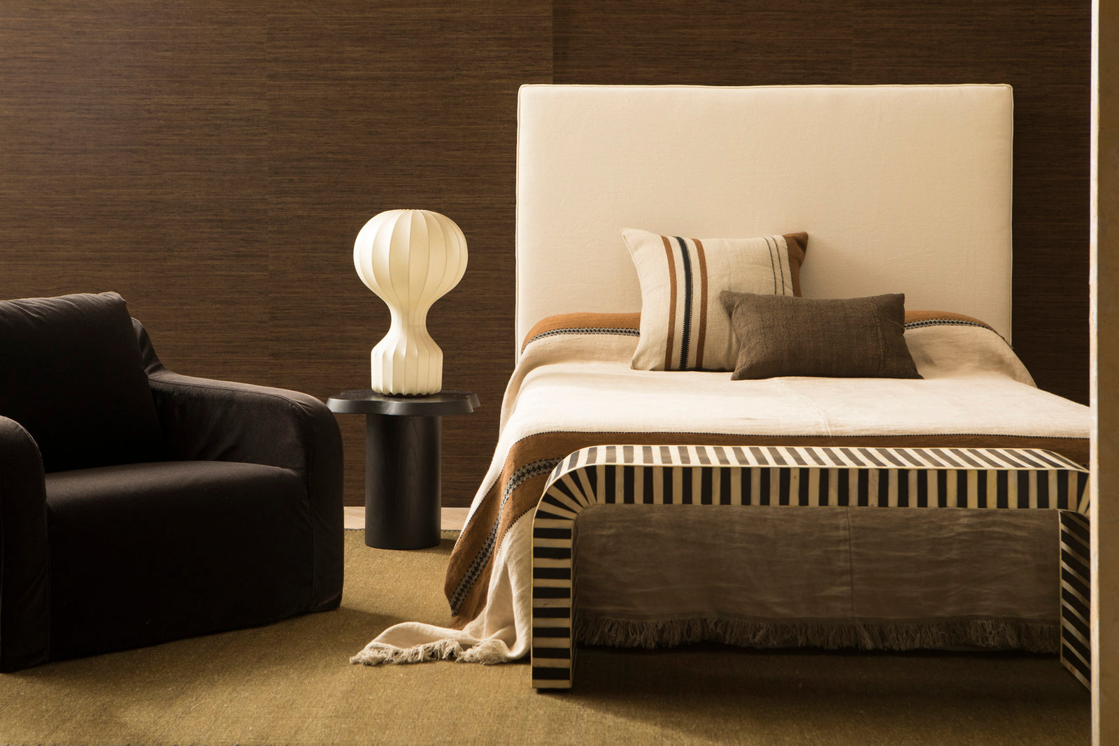 Rohe Ivory Linen Headboard