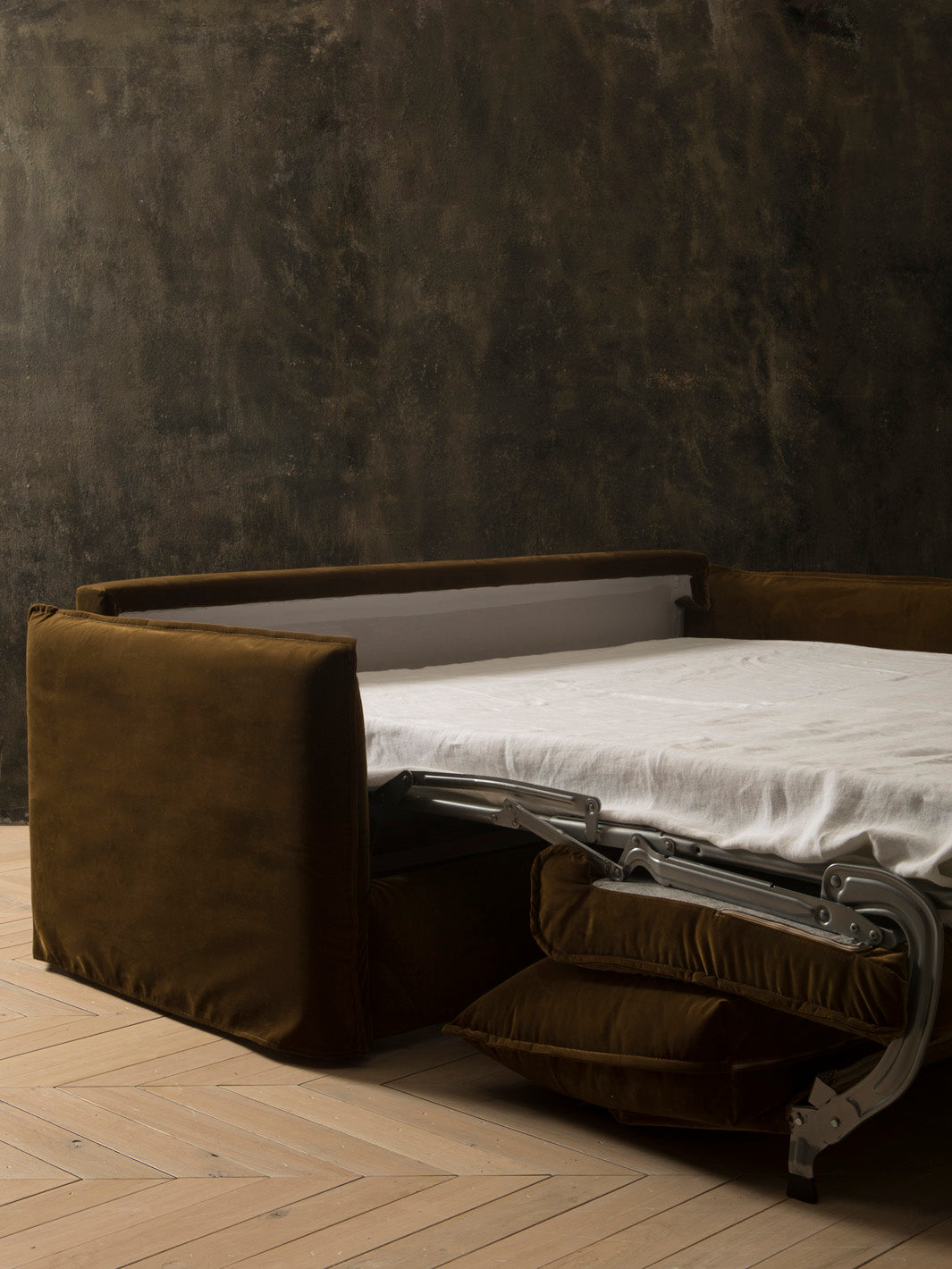 Urban Velvet Army Sofa Bed