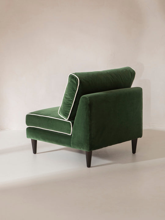 Noa green armchair Maison Sarah Lavoine
