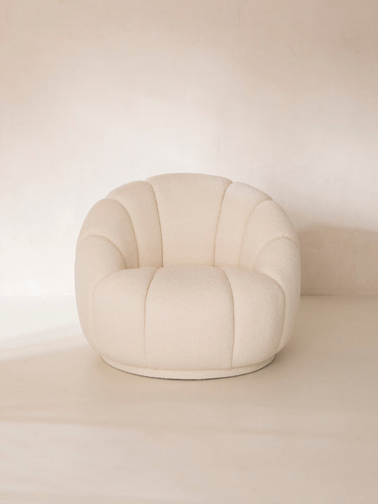 White Frida armchair