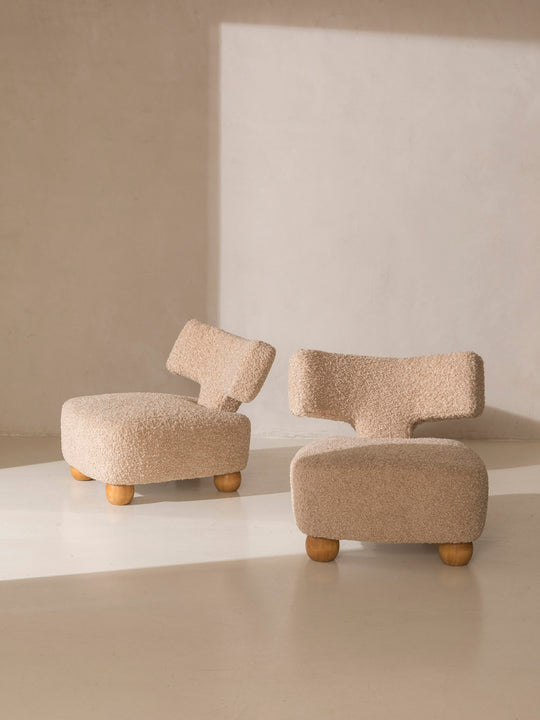 Nordic Topo Curl Armchair