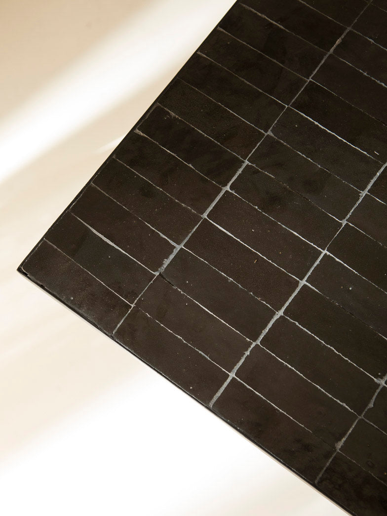 Mesa de comedor Zellige Minimal negro