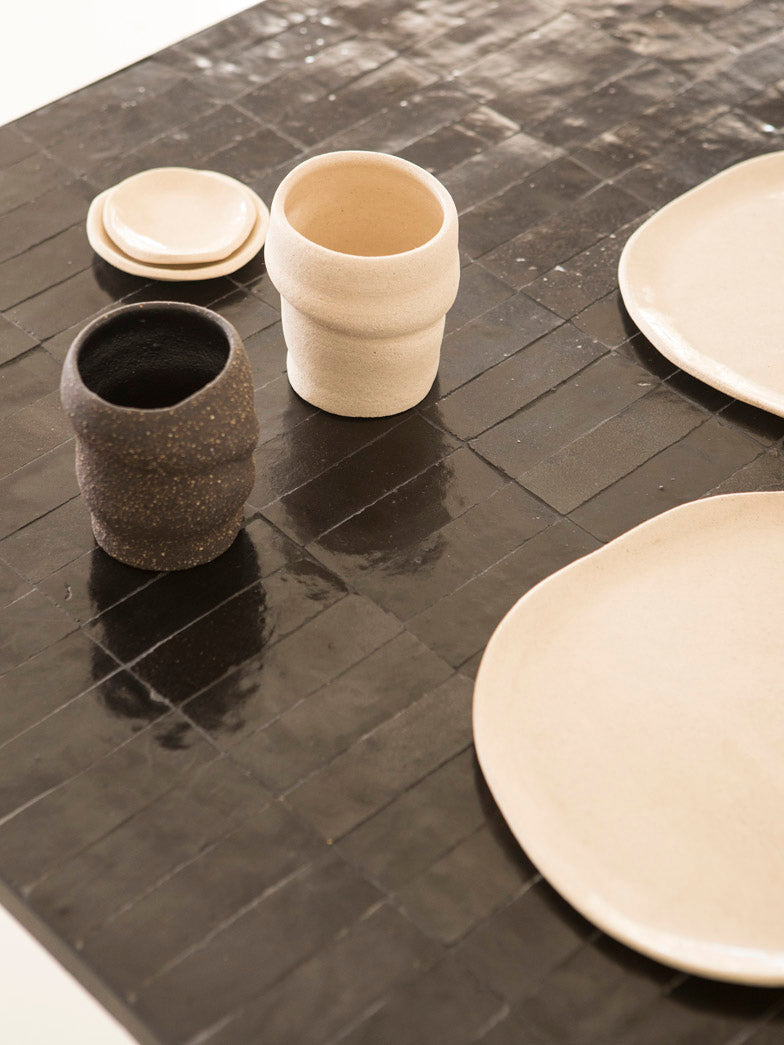Mesa de comedor Zellige Minimal negro