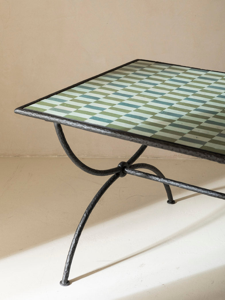 Mesa Medaillon Zellige La Mer 180x90x75cm