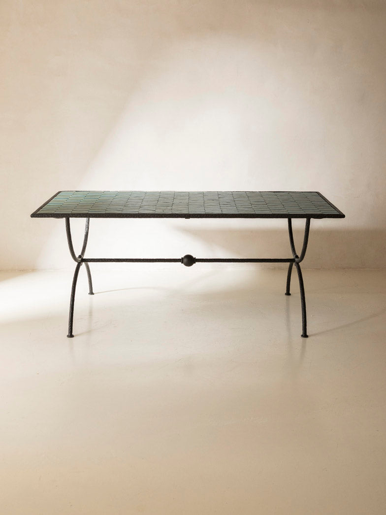 Mesa Medaillon Zellige La Mer 180x90x75cm