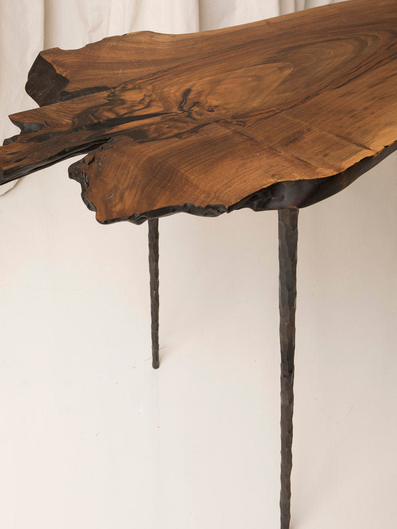 Walnut console 280x80x76cm