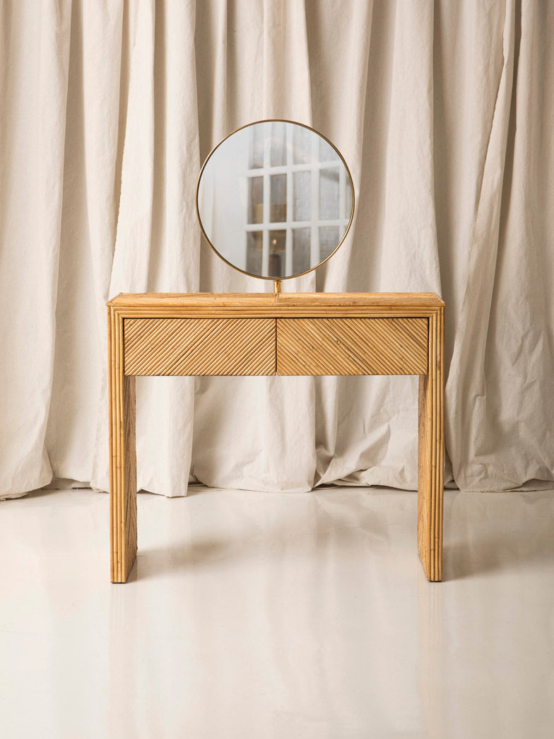 Italian bamboo dressing table