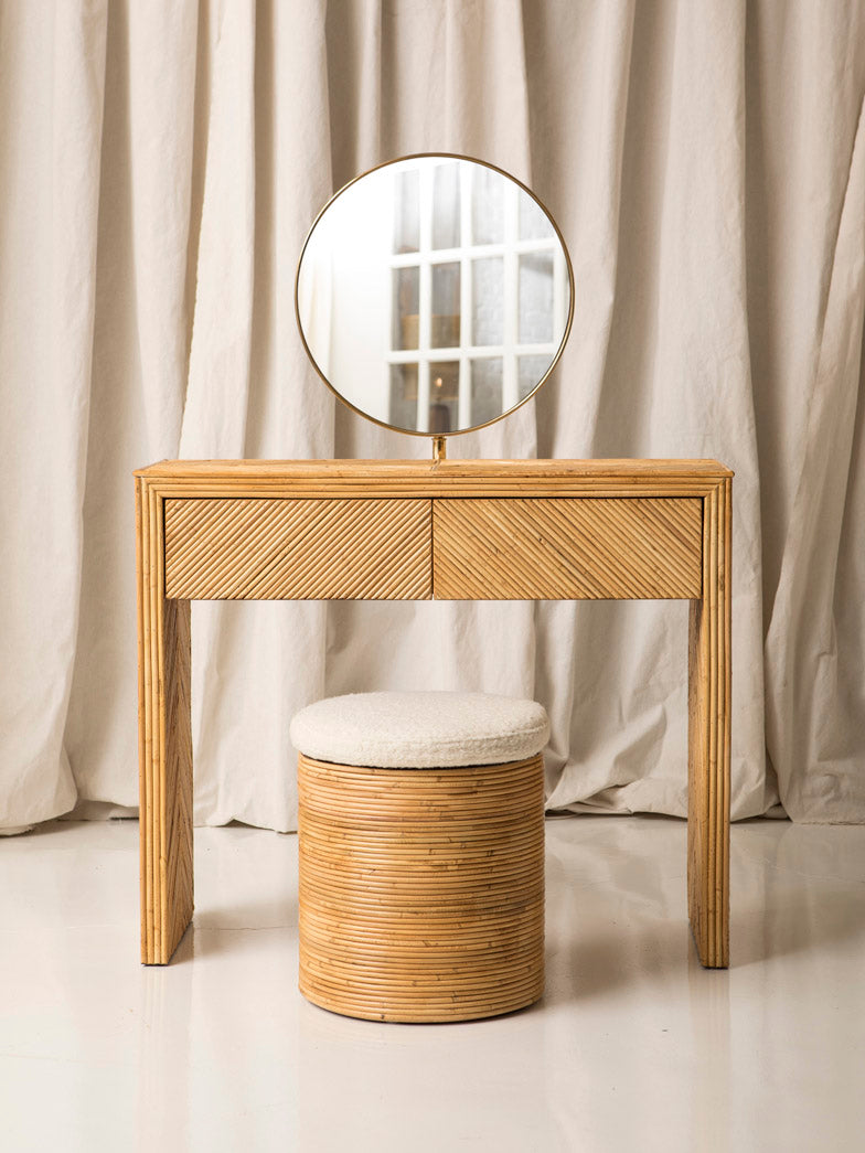 Italian bamboo dressing table