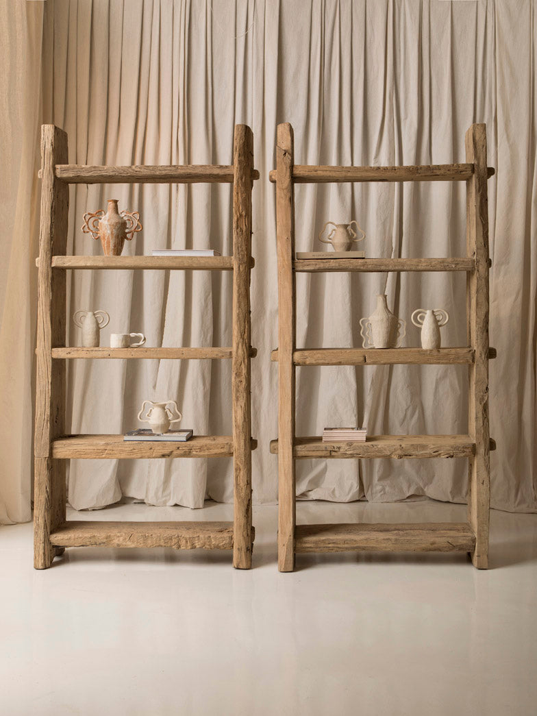 Chinese Elm Shelving