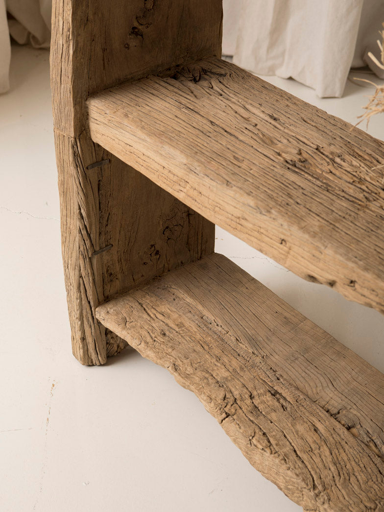 Chinese Elm Shelving