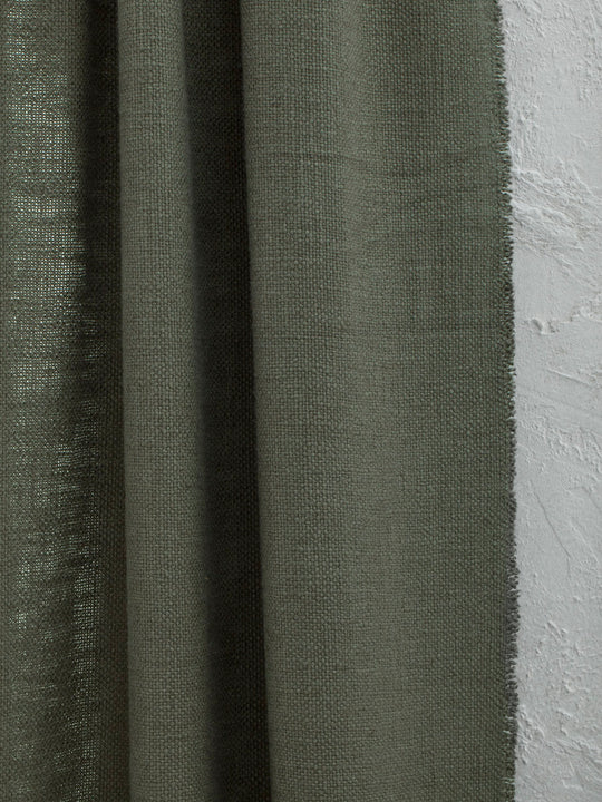 Khaki Linen California Curtain