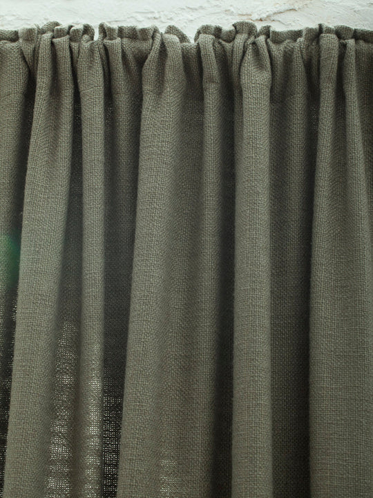 Khaki Linen California Curtain