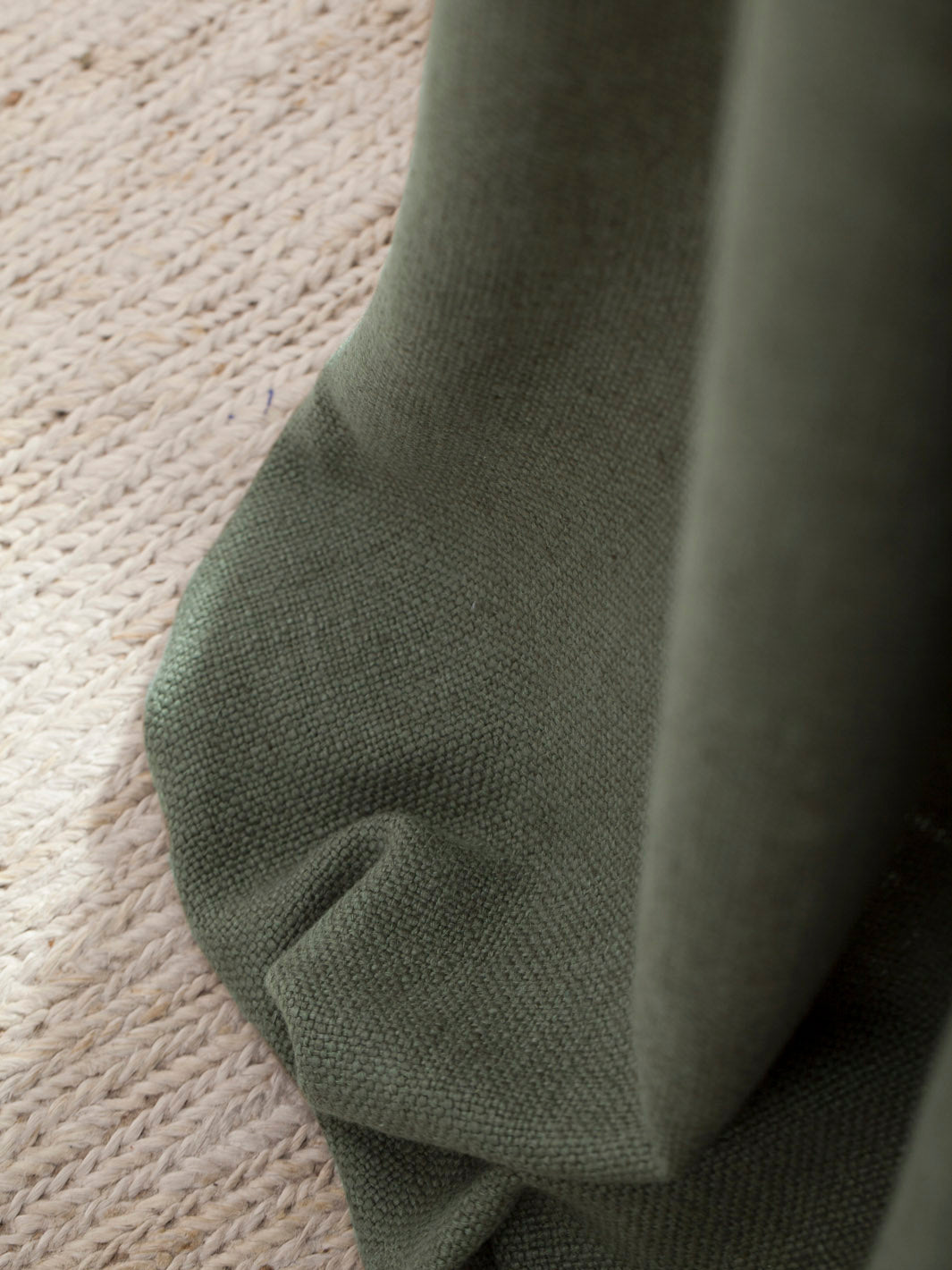 Khaki Linen California Curtain