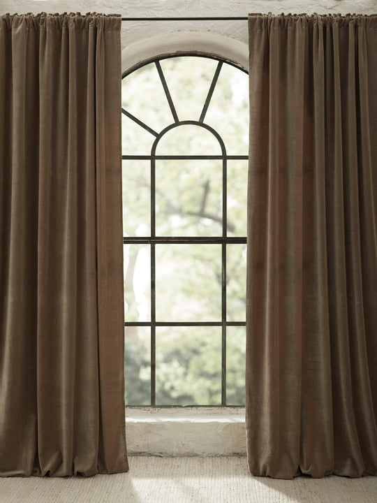 Delhi Velvet Linen Curtain