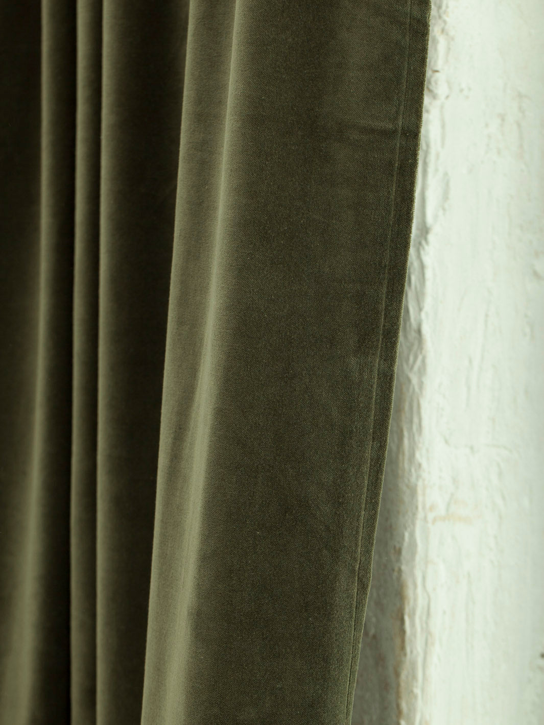 Delhi Khaki Velvet Curtain