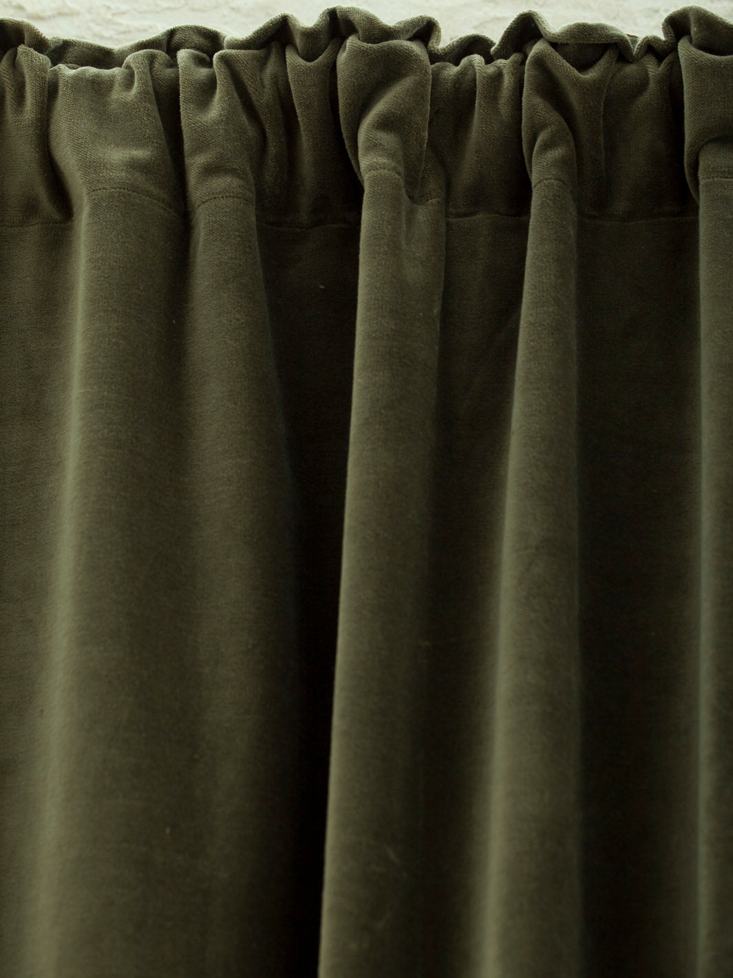 Delhi Khaki Velvet Curtain