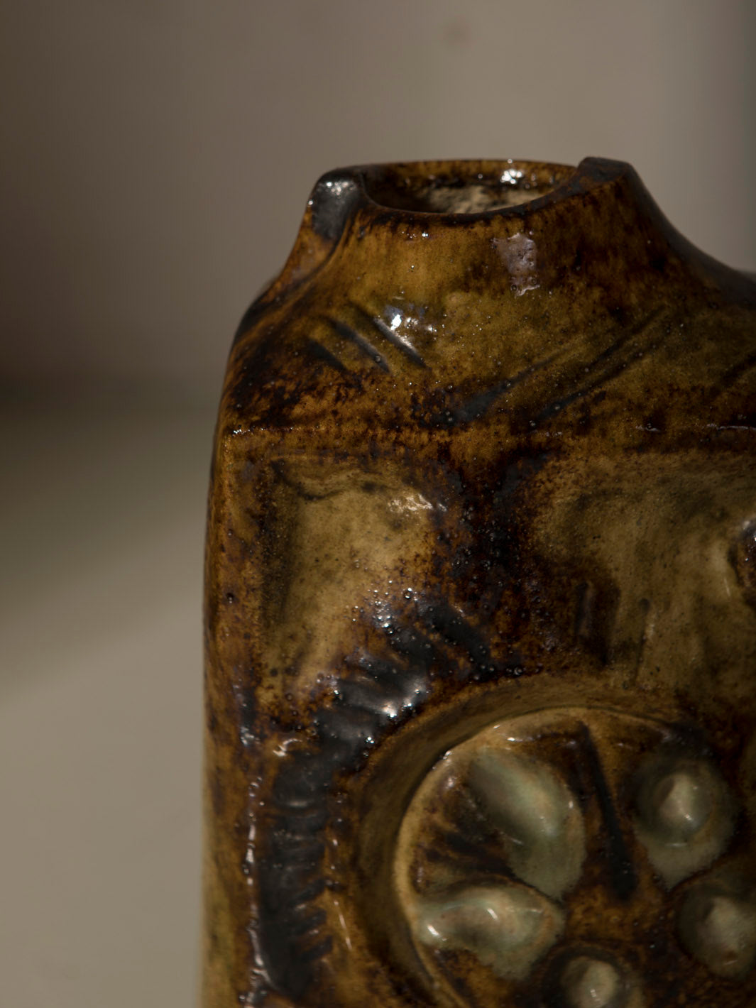 Jarrón Zslonay Hungría años 60