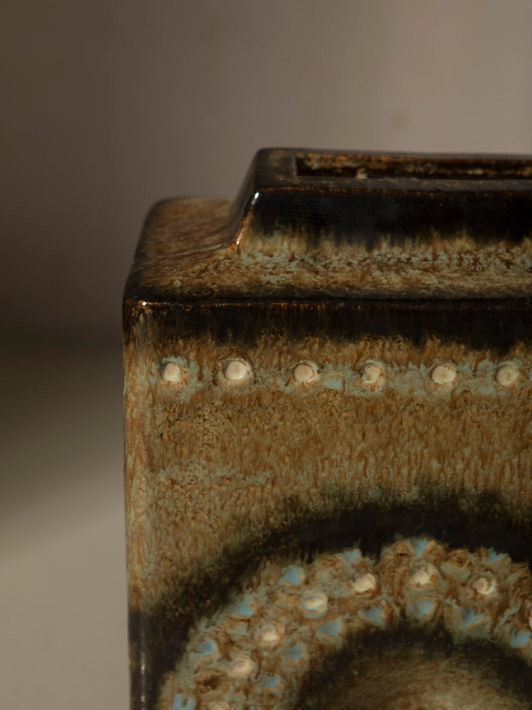 Jarrón Zslonay Hungría años 60