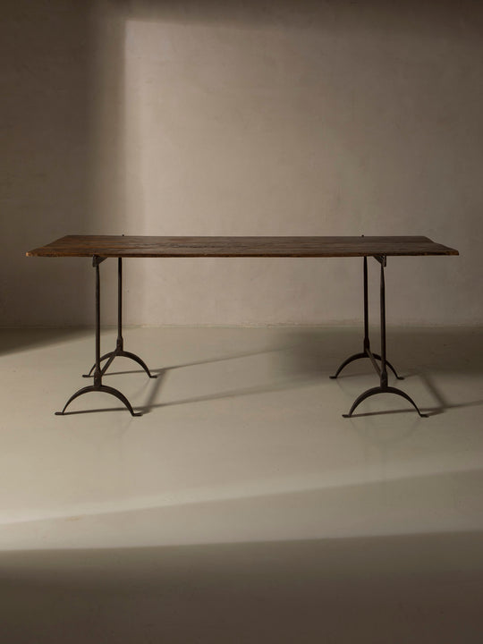 Mesa Nogal herrajes s.XIX