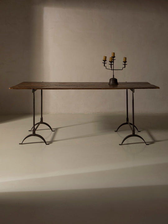 Mesa Nogal herrajes s.XIX