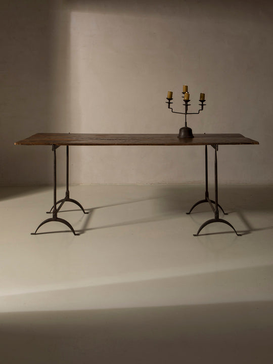 Mesa Nogal herrajes s.XIX