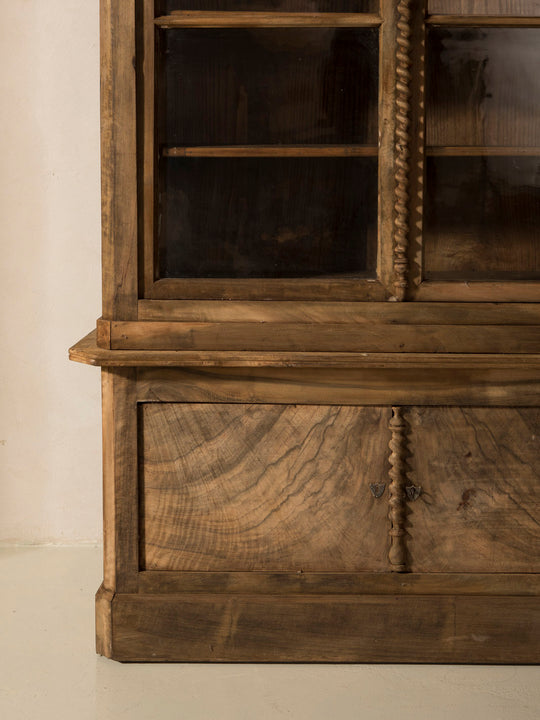 Librería rosa de nogal s.XIX