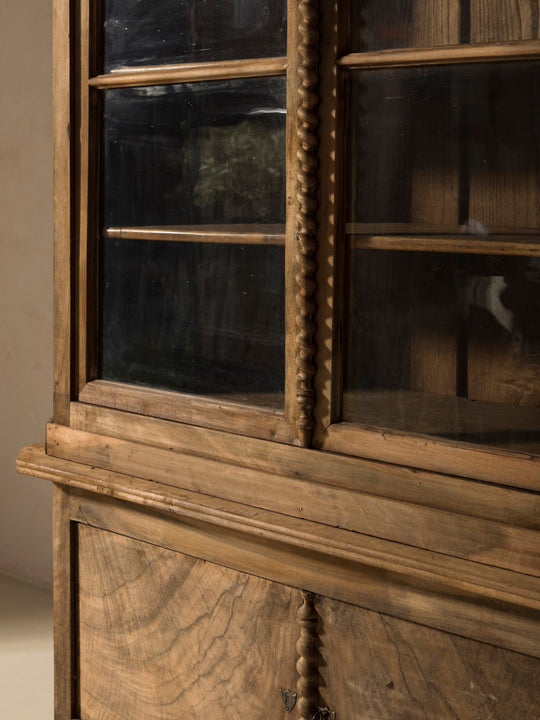 Librería rosa de nogal s.XIX