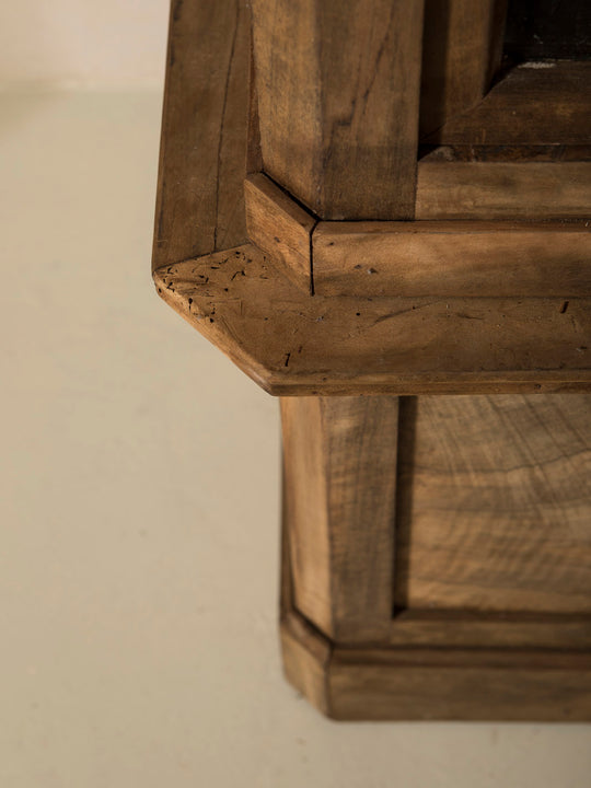 Librería rosa de nogal s.XIX