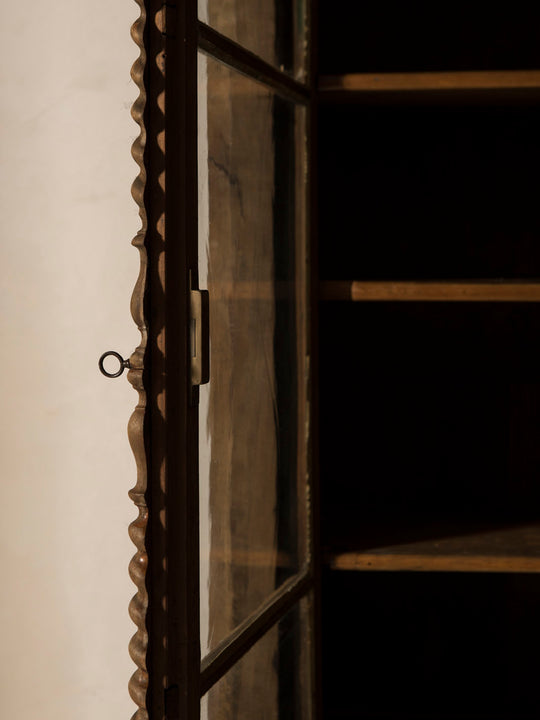 Librería rosa de nogal s.XIX