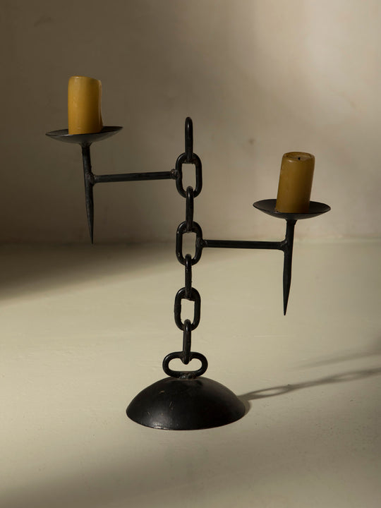 Pareja de candelabros años 40