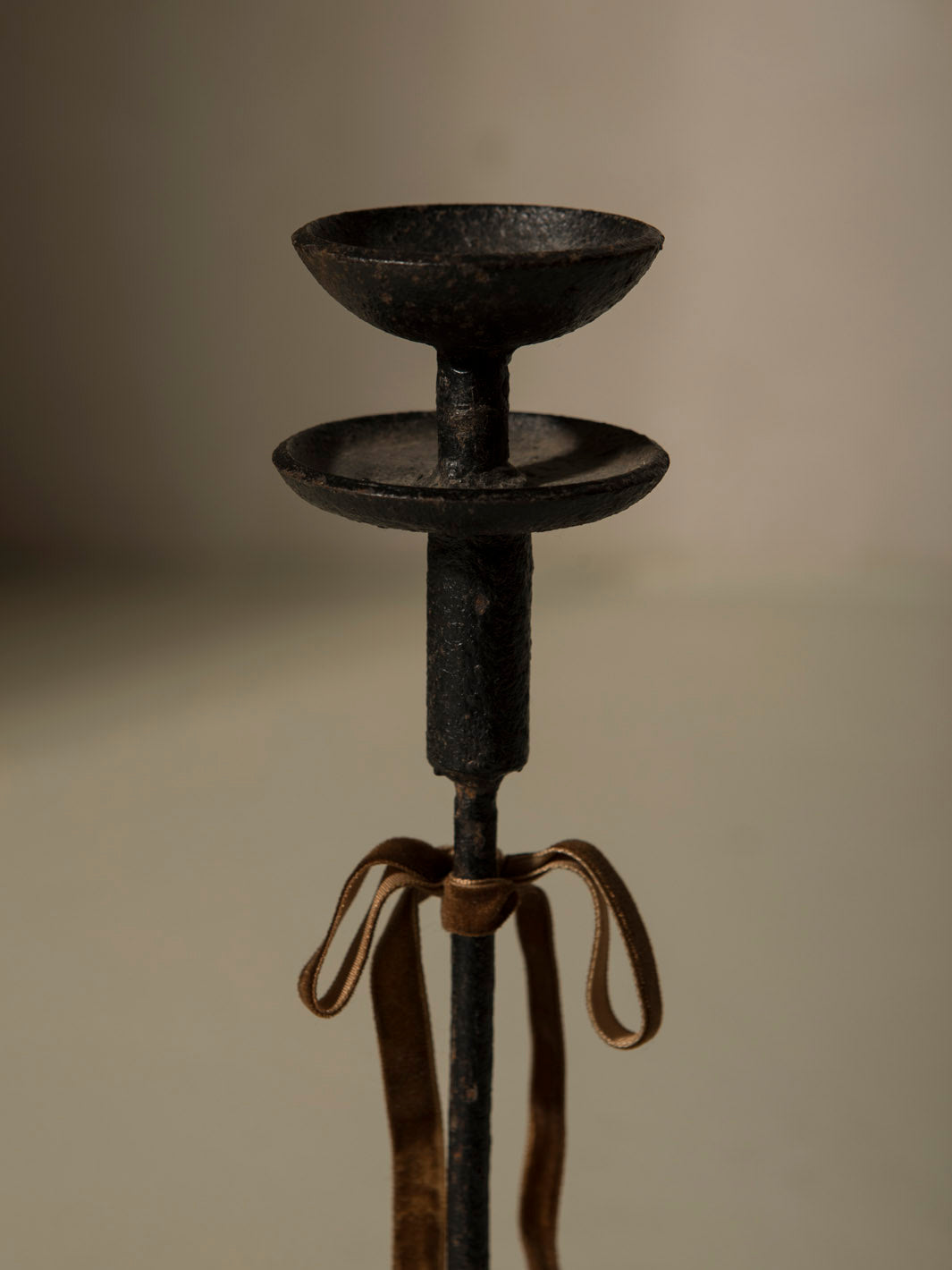 Candelabro Bell de hierro forjado