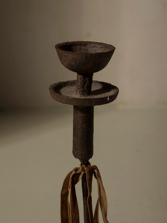 Candelabro Bell de hierro forjado