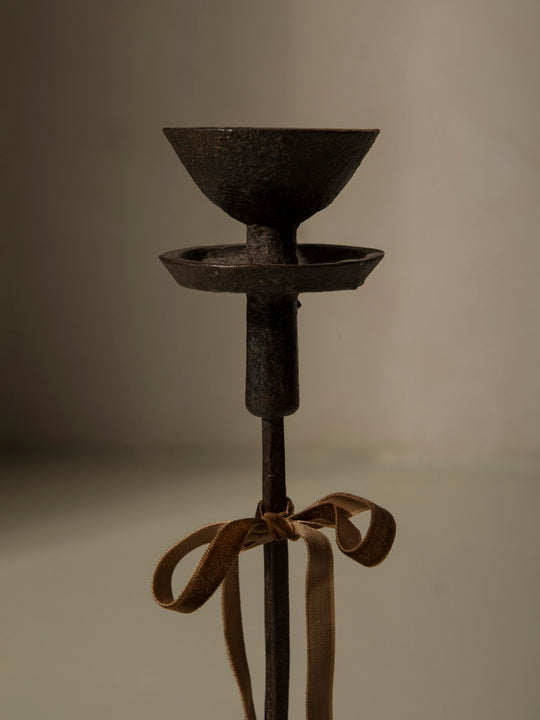 Candelabro Bell de hierro forjado