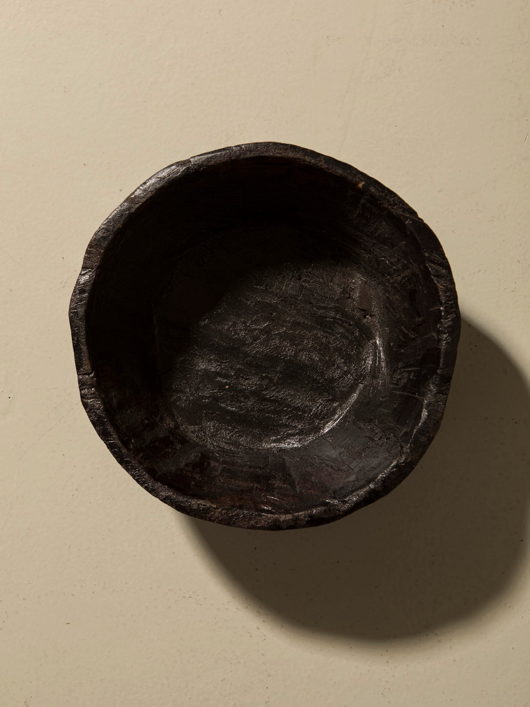 Cuenco negro recuperado