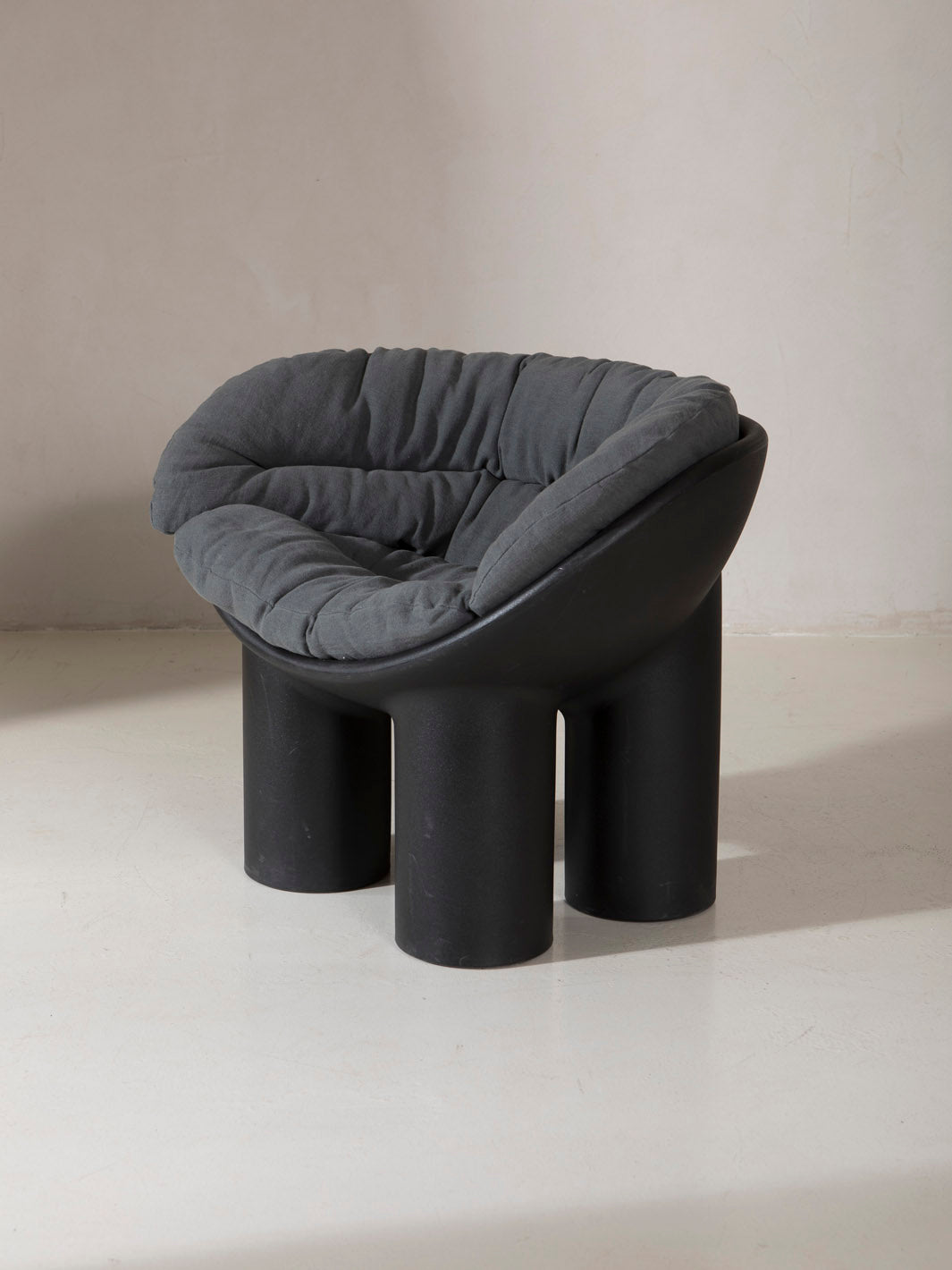 Roly Poly Armchair by Faye Toogood Black