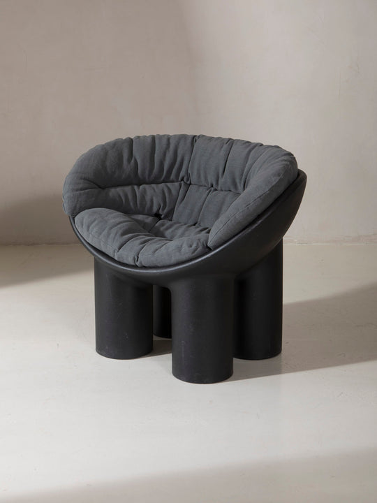 Roly Poly Armchair by Faye Toogood Black