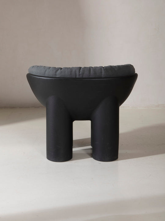 Roly Poly Armchair by Faye Toogood Black