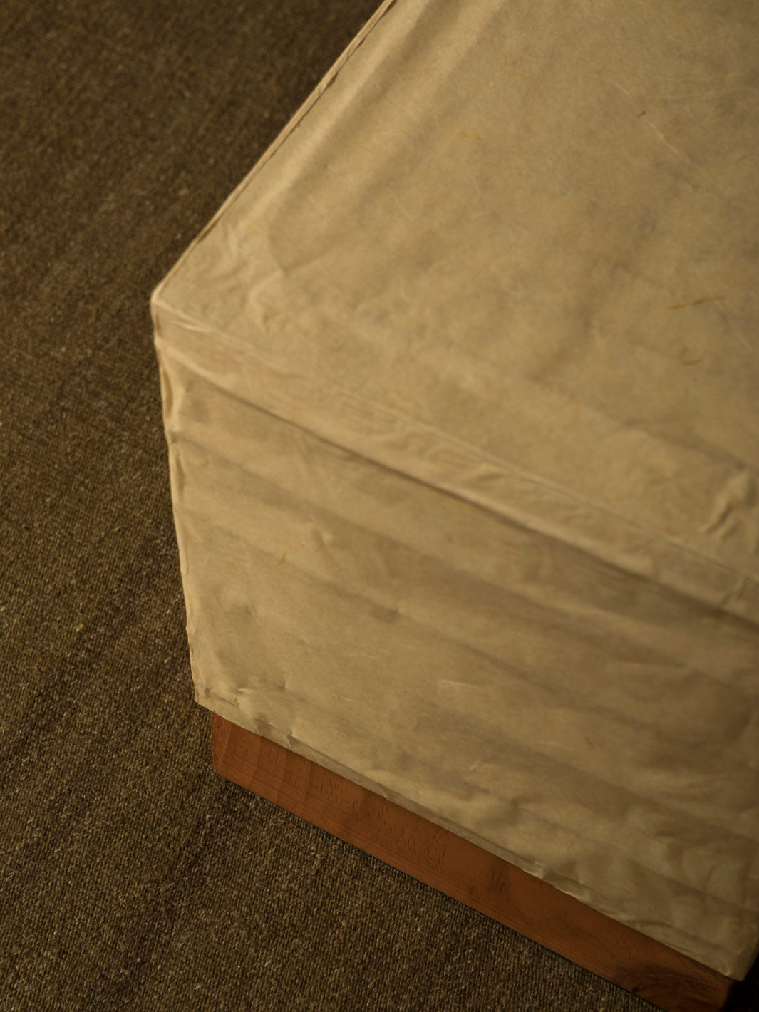 Xuan Paper and Natural Wood Lamp