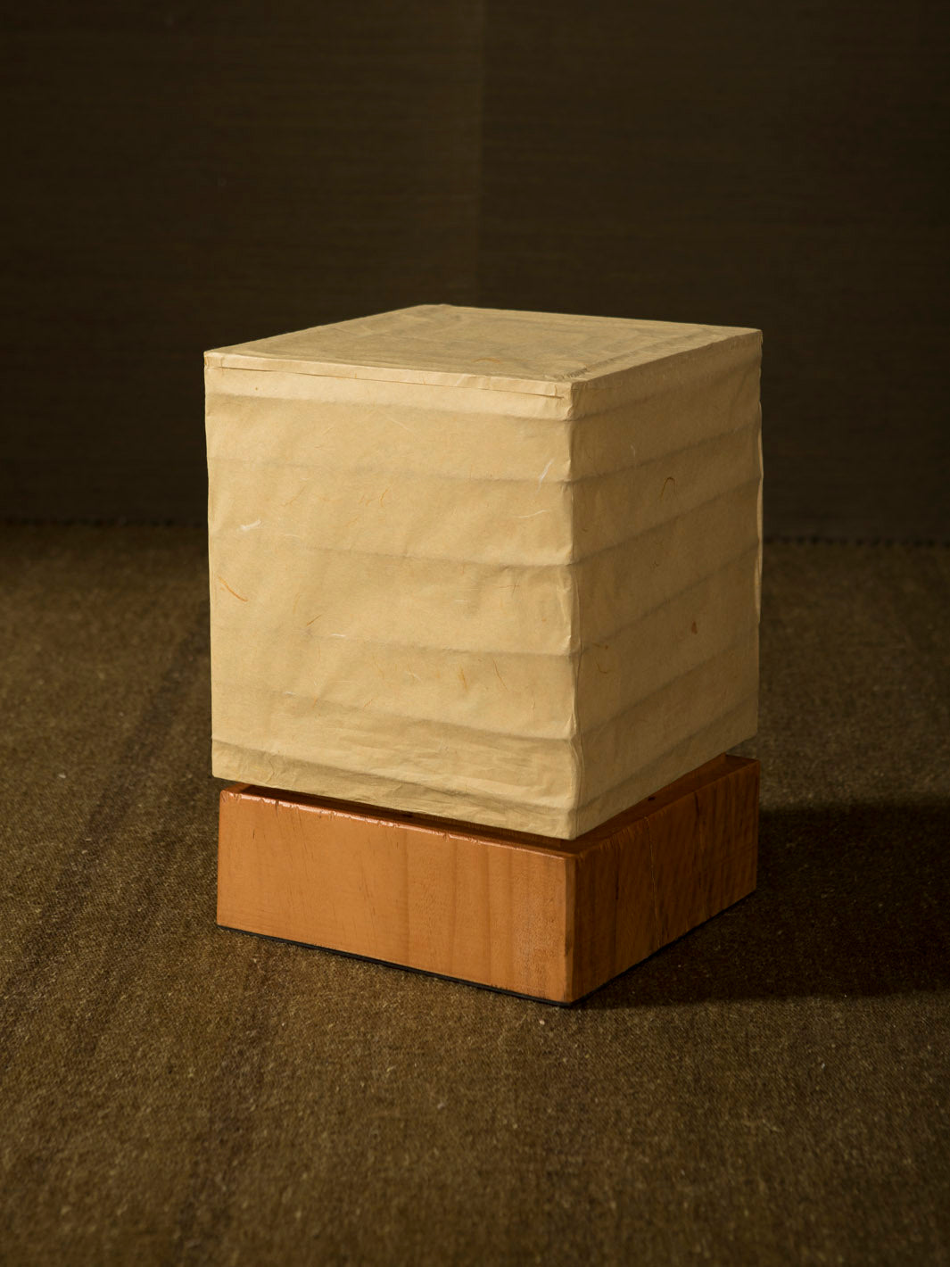 Xuan Paper and Natural Wood Lamp