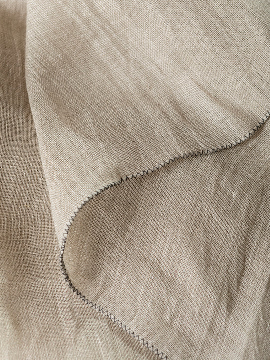 Florence curtain in natural linen