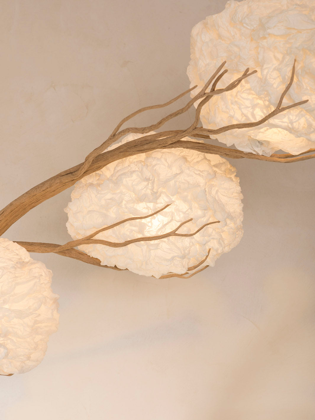 Cocoons tree floor lamp