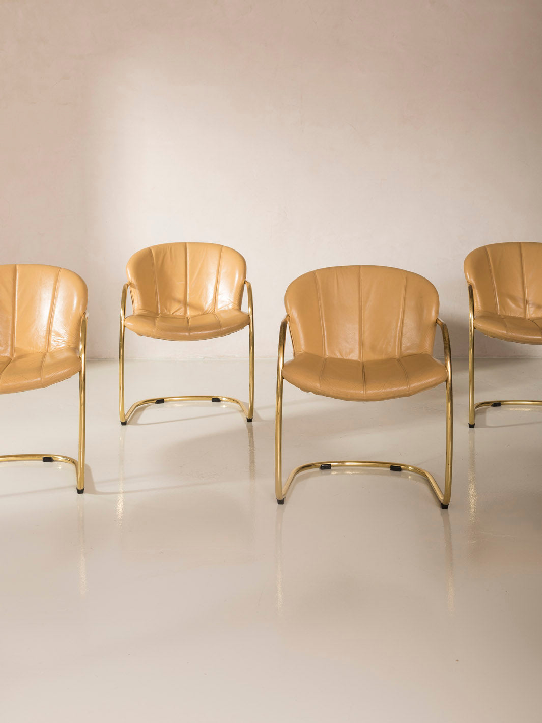 Set of 4 "Sabrina" chairs by Giorgio Rinaldi for Rima