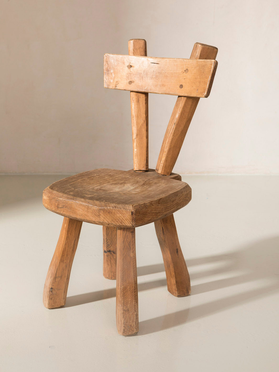 Swiss larch chair from the 40s