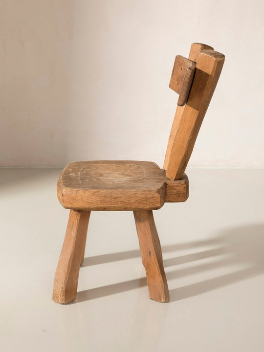 Swiss larch chair from the 40s